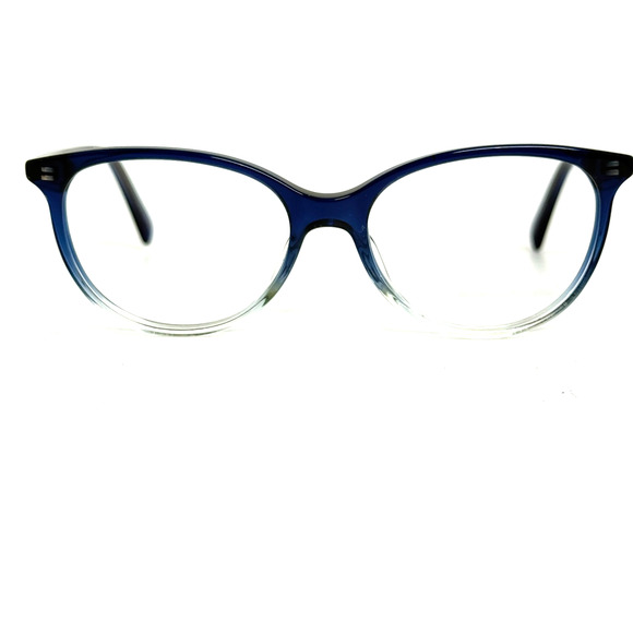 GUCCI GG0560O 004 Dark Blue Clear Eyeglasses Frames Full Rim 51-16-140 H19365 - Picture 1 of 7